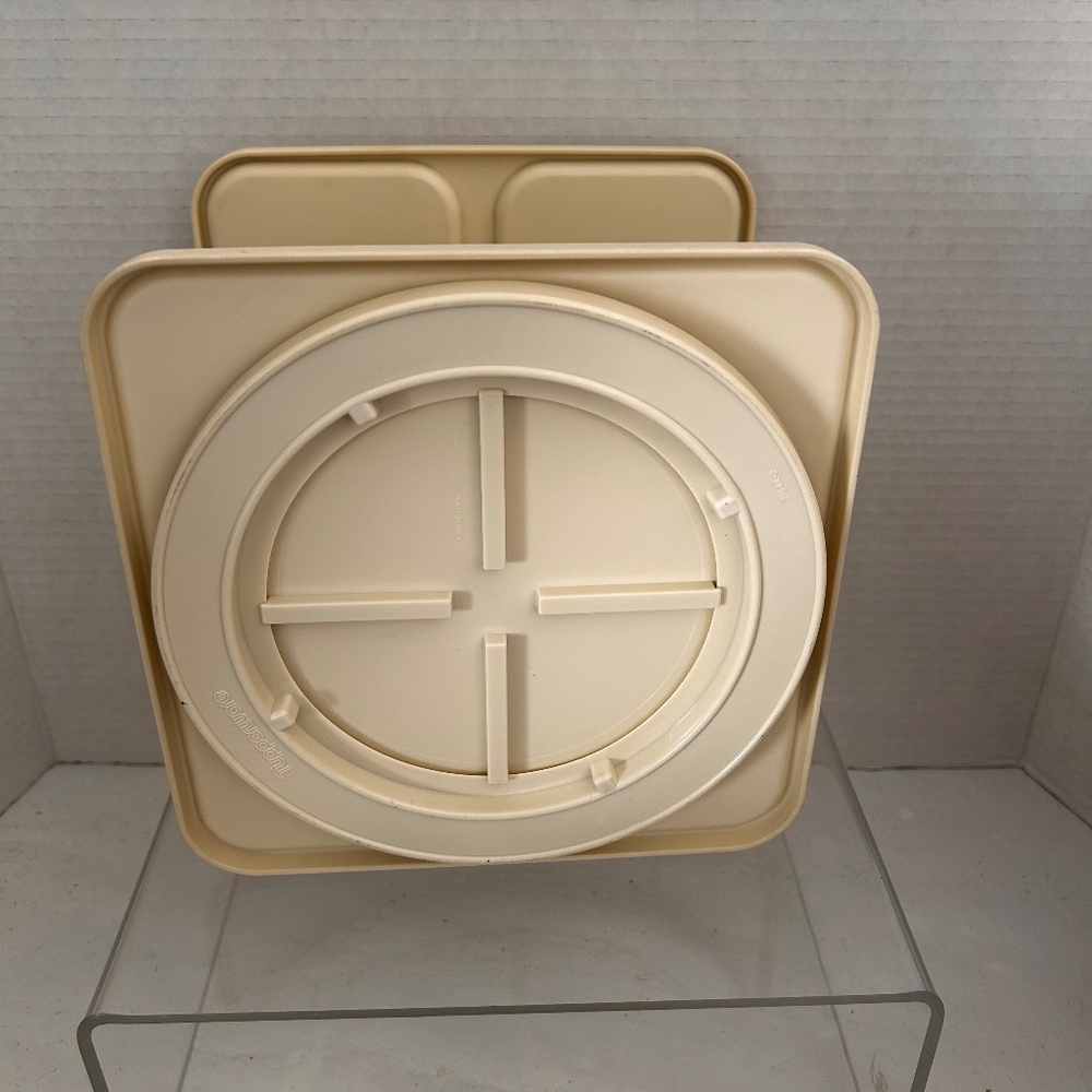 Tupperware Modular Mates Spice Container Carousel Rack Spinning Lazy Susan 2164A - Picture 3 of 3